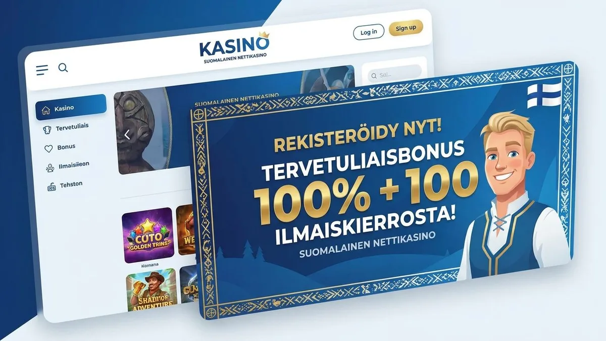 Rekisteröidy bonuksen kanssa